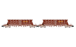 Arnold RENFE Faoos Saltra/Carfe Coal Wagon Set w/Coal Load (2) IV N Gauge HIN6671