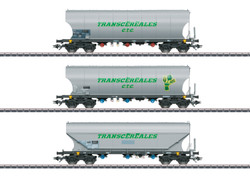 Marklin Ermewa Transcereales Uagps Silo Wagon Set (3) VI HO Gauge MN46346
