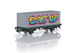 Marklin Start Up DB Container Wagon w/Graffiti VI HO Gauge MN44831