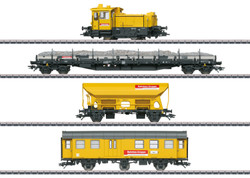 Marklin DBAG BR335 Diesel Track Laying Train Pack VI (~AC-Sound) HO Gauge MN26621