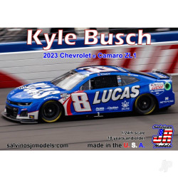 Salvinos JR Richard Childress Racing Kyle Busch 2023 Camaro "Lucas Oil" 1:24 Model Kit