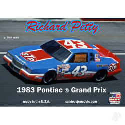 Salvinos JR Richard Petty 1983 Pontiac Grand Prix Winner 1:25 Model Kit