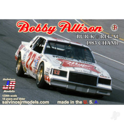 Salvinos JR Bobby Allison 1983 Buick Regal Champion 1:25 Model Kit