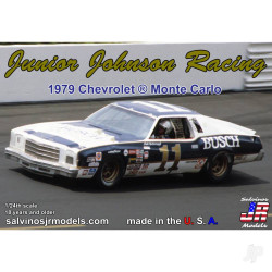 Salvinos JR Junior Johnson Racing 1979 Chevrolet Monte Carlo Cale Yarborough 1:25 Model Kit