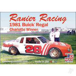 Salvinos JR Rainer Racing 1981 Buick Charlotte Winner Bobby Allison 1:24 Model Kit
