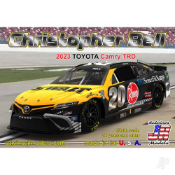 Salvinos JR Joe Gibbs Racing Chris Bell 2023 Toyota Camry Prim. 1:24 Model Kit