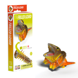 EUGY 3D Frilled Lizard No.108 Model Craft Kit