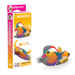 EUGY 3D Mandarin Duck No.96 Model Craft Kit