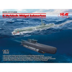 ICM S020 K-Verbande Midget Submarines ('Seehund' and 'Molch') 1:72 Model Kit