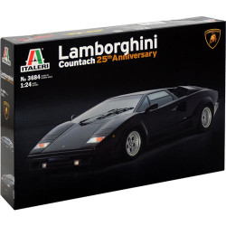 ITALERI 3684 Lamborghini Countach 25th Anniversay Edition 1:24 Car Model Kit