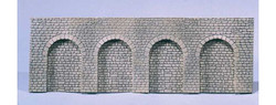 FALLER Stone Ashlars Round Arch Arcades Decorative Sheet HO Gauge 170838