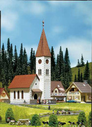 Faller Village Church Building Kit III Z Gauge 282775