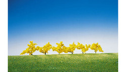 FALLER Forsythias Yellow Flowers 40mm (6) HO Gauge Scenics 181475