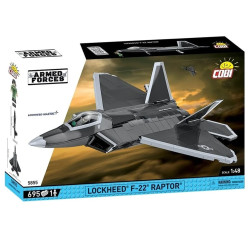 COBI 5855 Lockheed F-22 Raptor Armed Forces 1:48 Brick Model 695pcs