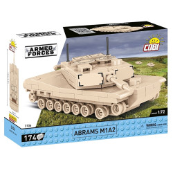 COBI 3106 Abrams M1A2 Armed Forces 1:72 Tank Brick Model 174pcs