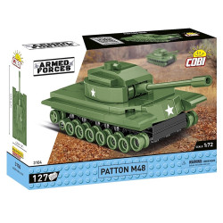 COBI 3104 Patton M48 Armed Forces 1:72 Tank Brick Model 127pcs