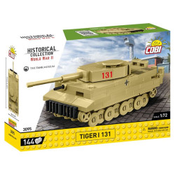 COBI 3095 Tiger I "131" HC WWII Tank 1:72 Brick Model 141pcs