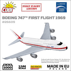 COBI 26609 Boeing 747 First Flight 1969 1:144 Brick Model 1000pcs