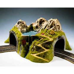 NOCH Double Track Curved Tunnel 43x41x23cm HO Gauge Scenics 05180