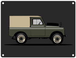 CHP 0158 Land Rover Metal Sign