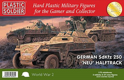 Plastic Soldier Company 62048 German Sd.Kfz 250 'Neu' Halftrack 1:72 Model Kit