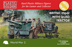 Plastic Soldier Company 62031 25pdr and Morris Tractor 1:72 Model Kit