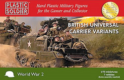 Plastic Soldier Company 62045 British Universal Carrier Variants 1:72 Model Kit
