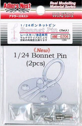 Adlers Nest E0206 Bonnet Pin (2pcs) Detail-Up Model Part