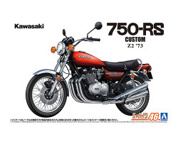 Aoshima 06676 Kawasaki Z2 750RS '73 Custom 1:12 Model Kit