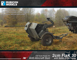 Rubicon 280109 2cm Flak 30 AA Gun w/SdAh 51/52 Trailer 1:56 Model Kit