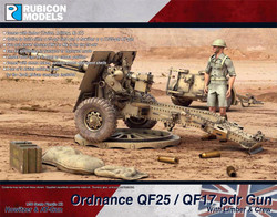 Rubicon 280115 Ordnance QF25-pdr/QF17-pdr Gun 1:56 Model Kit