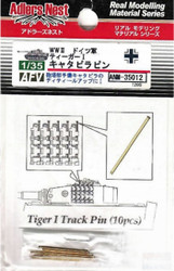 Adlers Nest M35012 WWII German Tiger I Tank Track Pins (10pcs) Model Part