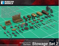 Rubicon 280118 German Stowage Set 2 1:56 Model Kit