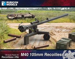 Rubicon 280130 M40 105mm Recoilless Rifle w/Crew 1:56 Model Kit