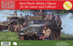 Plastic Soldier Company 62019 Allied M3 Halftrack 1:72 Model Kit