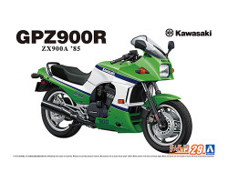 Aoshima 06499 Kawasaki GPZ900R Ninja '85 1:12 Model Kit