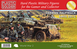Plastic Soldier Company 62025 German Halftrack Sd.Kfz 251/C 1:72 Model Kit