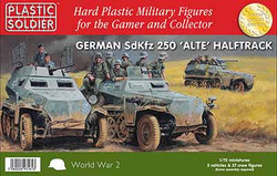 Plastic Soldier Company 62026 German Sd.Kfz 250 Alte Halftrack 1:72 Model Kit