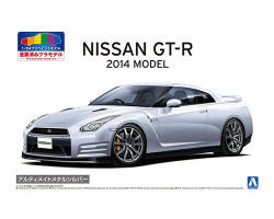 Aoshima 06243 Nissan R35 GT-R '14 Body Interior, Chassis + 1:24 Model Kit