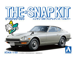 Aoshima 06258 Snap Kit Nissan Fairlady Z Silver 1:32 Model Kit