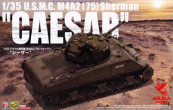 Asuka 35050 US Caesar M4A2 Sherman 1:35 Model Kit