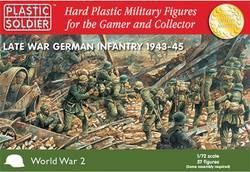 Plastic Soldier Company 62003 Late War German Infantry 1943-45 1:72 Model Kit