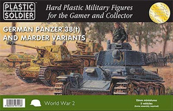 Plastic Soldier Company 62033 German Panzer 38(T) & Marder Variants 1:72 Model Kit