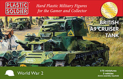Plastic Soldier Company 62034 British A9 Cruiser Tank 1:72 Model Kit