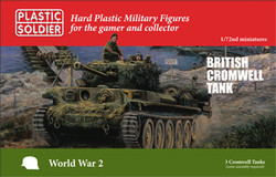 Plastic Soldier Company 62039 British Cromwell Tank 1:72 Model Kit