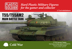 Plastic Soldier Company 62040 Soviet T55/T55AM2 Tank 1:72 Model Kit