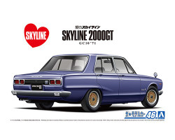 Aoshima 05836 Nissan GC10 Skyline 2000GT '71 1:24 Model Kit