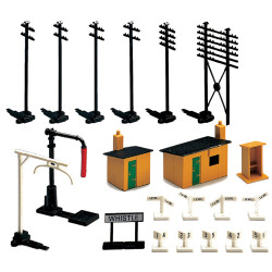 HORNBY R574 Trackside Accessories Pack Kit