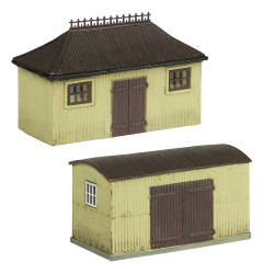 Scenecraft 42-0055S Pagoda Shed and Store Salmon and Cream