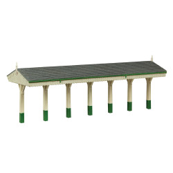 Scenecraft 44-0188A S&DJR Wooden Canopy Green and Cream